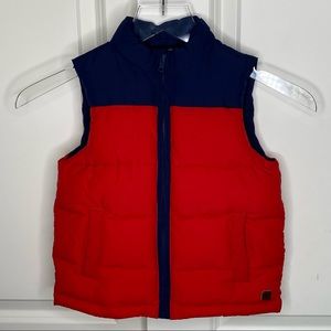 Janie Jack Boys Vest Puffer 3 4 Toddler Down Blue Red Kids Jacket Coat Children
